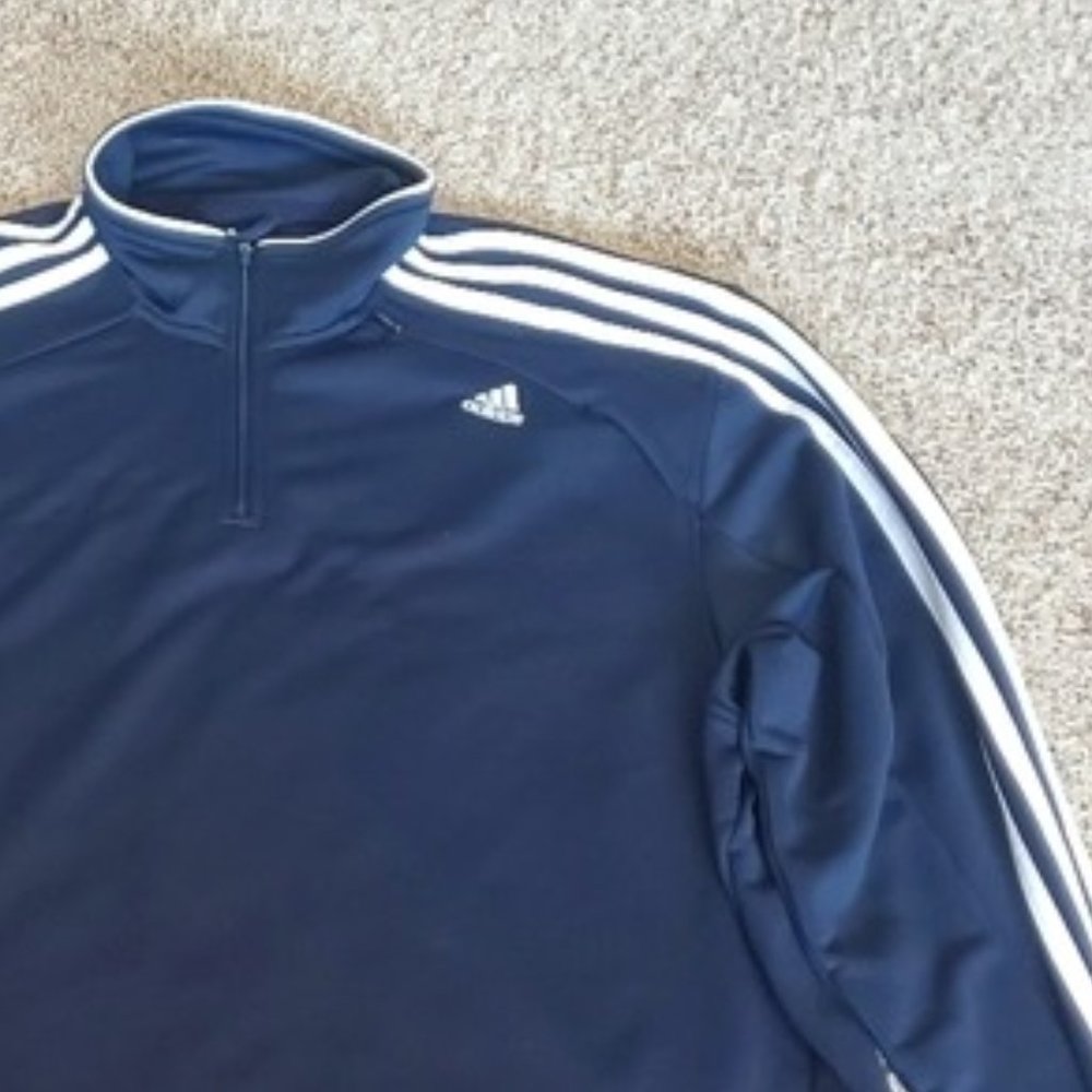 Adidas 1/4 Zip Pullover Jacket 2XL - Like New! 💙